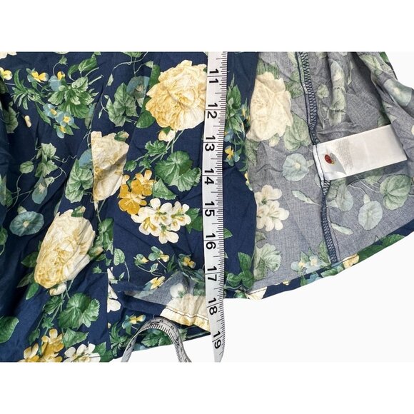 Old Navy S Baby Doll Beachy Hippie Tropical Boho Maxi Smocked Back Slip Dress - Picture 10 of 12